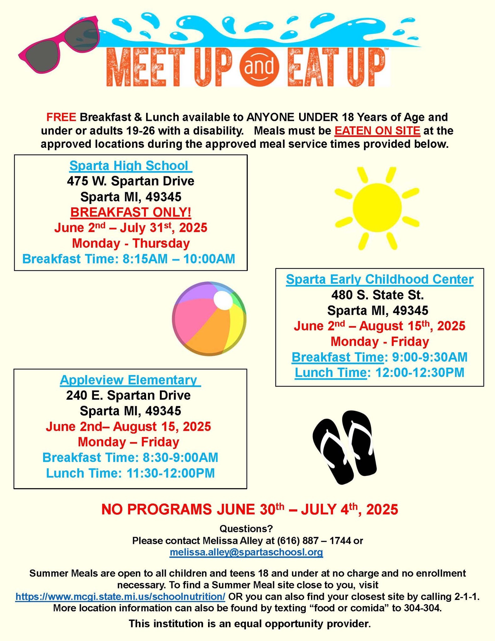 Meet Up & Eat Up Summer 2025